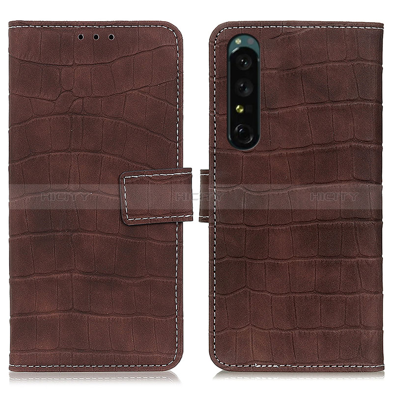 Funda de Cuero Cartera con Soporte Carcasa K07Z para Sony Xperia 1 IV