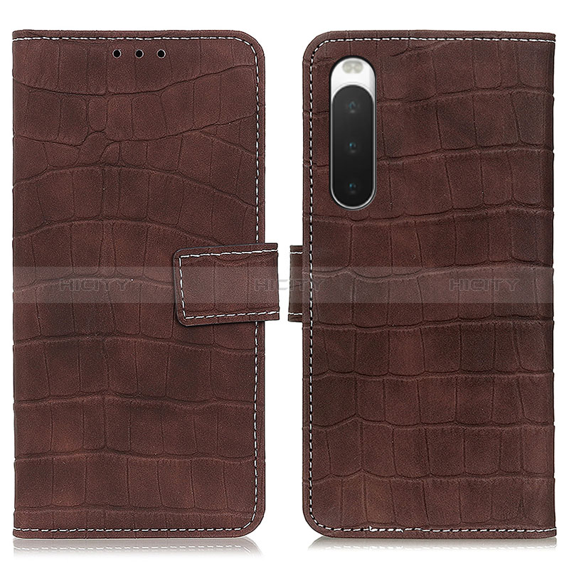 Funda de Cuero Cartera con Soporte Carcasa K07Z para Sony Xperia 10 IV