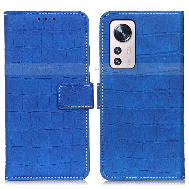 Funda de Cuero Cartera con Soporte Carcasa K07Z para Xiaomi Mi 12 Lite 5G Azul