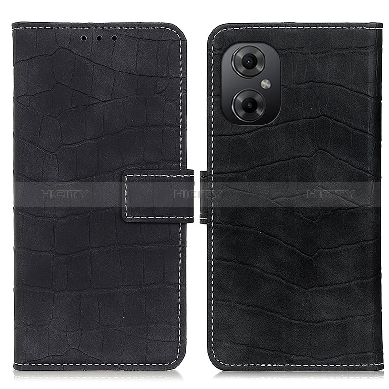 Funda de Cuero Cartera con Soporte Carcasa K07Z para Xiaomi Poco M4 5G Negro