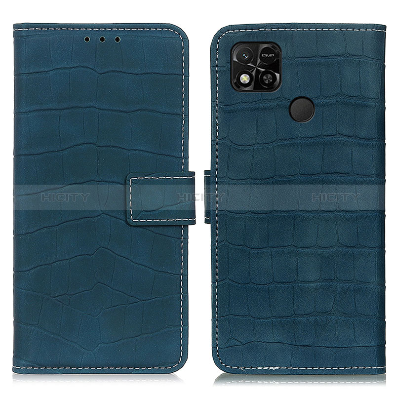 Funda de Cuero Cartera con Soporte Carcasa K07Z para Xiaomi Redmi 9 Activ