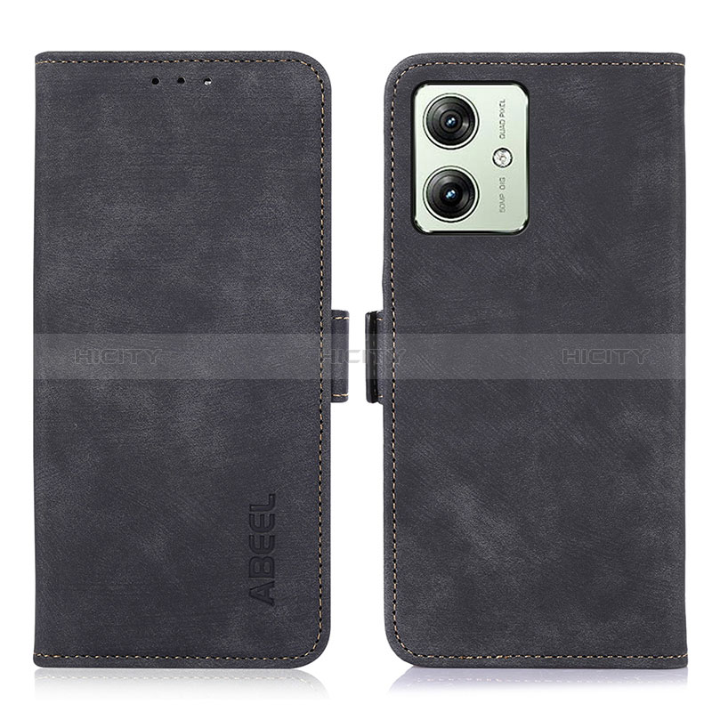 Funda de Cuero Cartera con Soporte Carcasa K08Z para Motorola Moto G54 5G