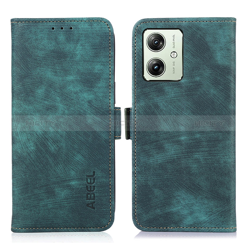 Funda de Cuero Cartera con Soporte Carcasa K08Z para Motorola Moto G54 5G