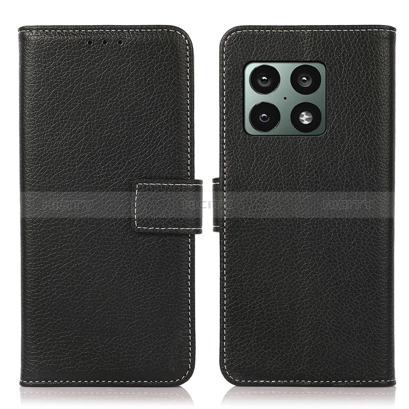 Funda de Cuero Cartera con Soporte Carcasa K08Z para OnePlus 10 Pro 5G Negro