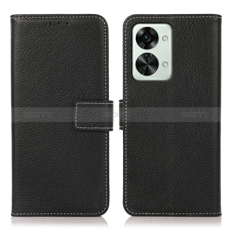 Funda de Cuero Cartera con Soporte Carcasa K08Z para OnePlus Nord 2T 5G Negro