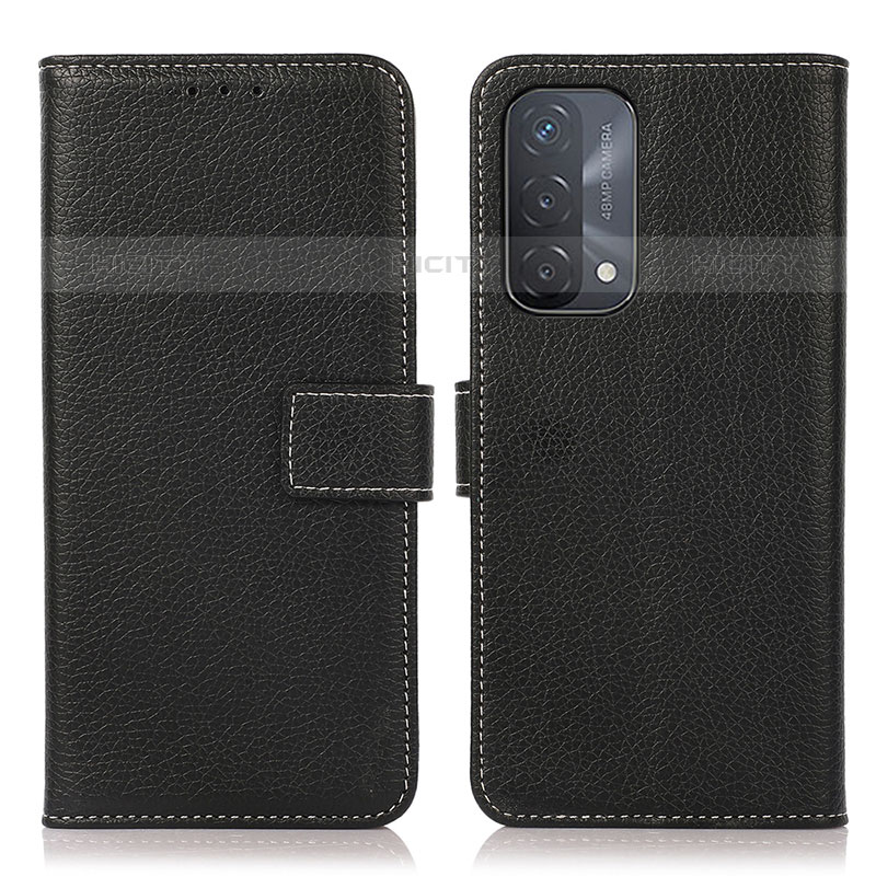 Funda de Cuero Cartera con Soporte Carcasa K08Z para OnePlus Nord N200 5G Negro