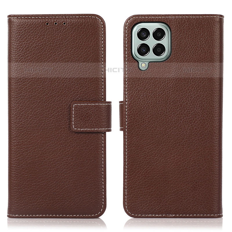 Funda de Cuero Cartera con Soporte Carcasa K08Z para Samsung Galaxy M33 5G Marron