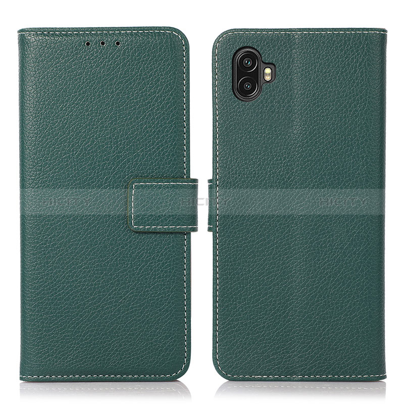 Funda de Cuero Cartera con Soporte Carcasa K08Z para Samsung Galaxy XCover 6 Pro 5G Verde