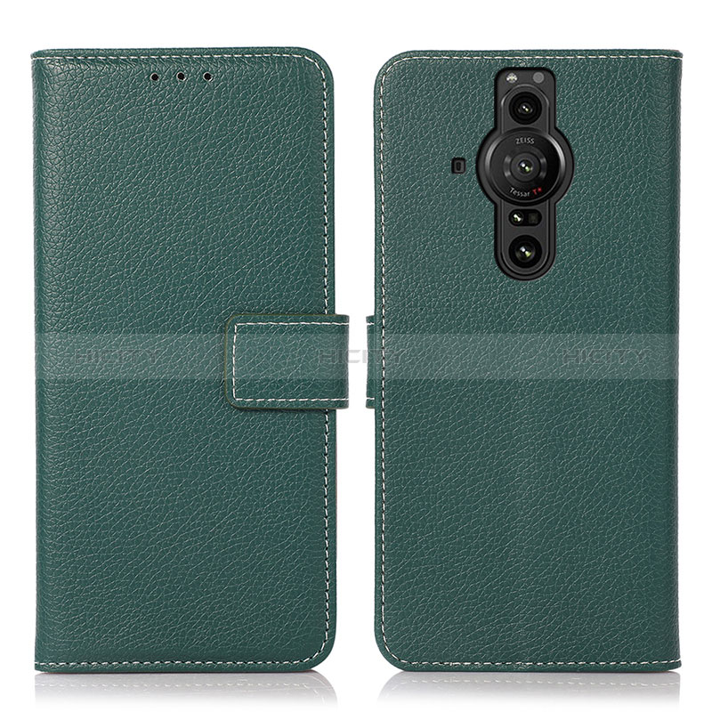 Funda de Cuero Cartera con Soporte Carcasa K08Z para Sony Xperia PRO-I