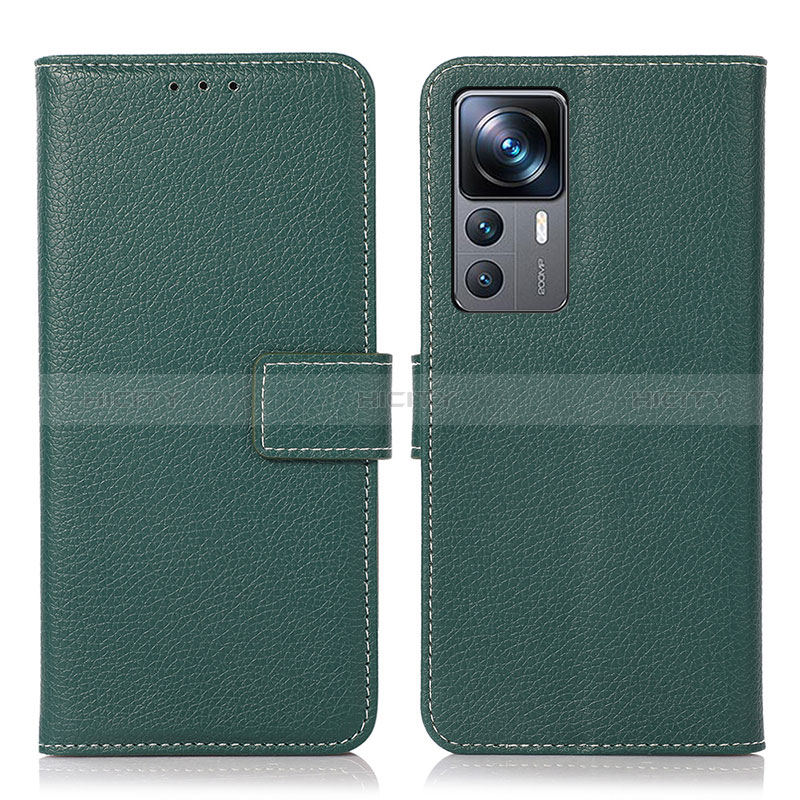 Funda de Cuero Cartera con Soporte Carcasa K08Z para Xiaomi Mi 12T 5G Verde