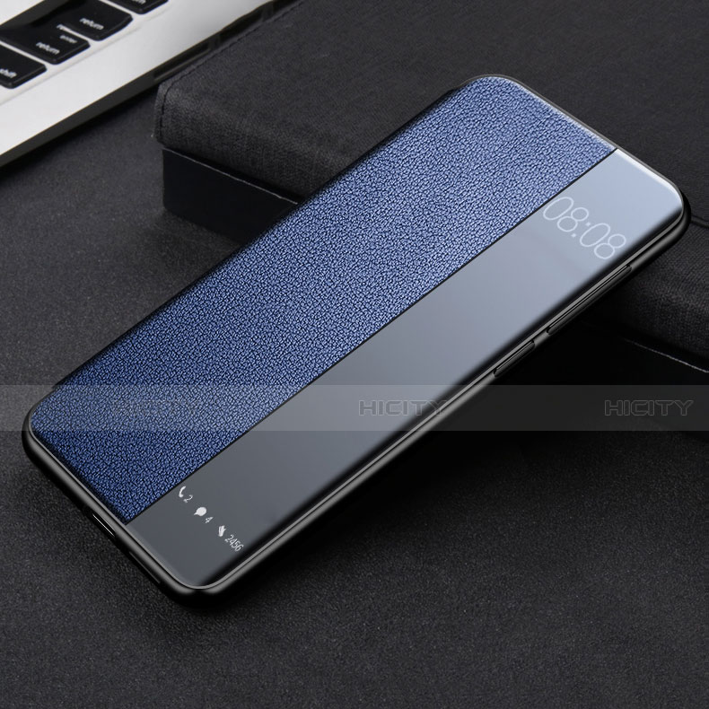 Funda de Cuero Cartera con Soporte Carcasa K09 para Huawei Mate 40E Pro 4G Azul