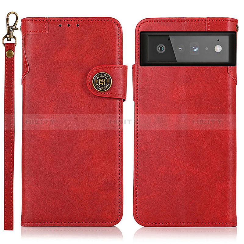 Funda de Cuero Cartera con Soporte Carcasa K09Z para Google Pixel 6 5G