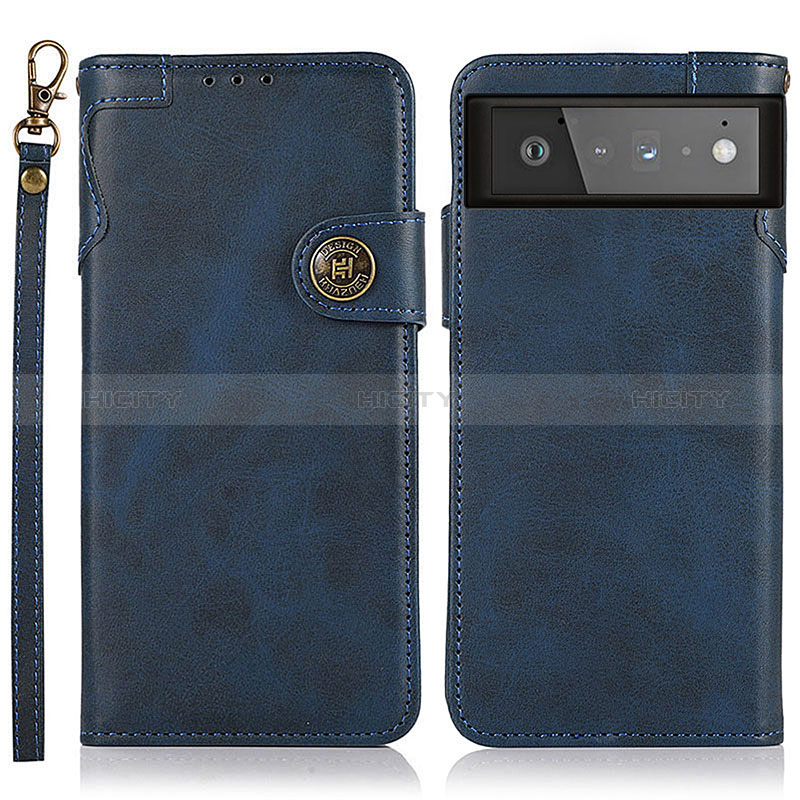 Funda de Cuero Cartera con Soporte Carcasa K09Z para Google Pixel 6 5G