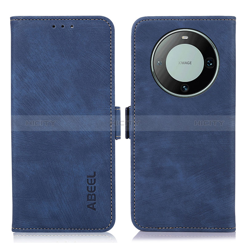 Funda de Cuero Cartera con Soporte Carcasa K09Z para Huawei Mate 60 Pro Azul