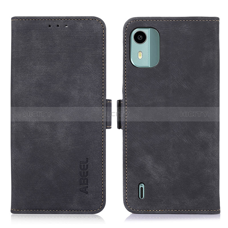 Funda de Cuero Cartera con Soporte Carcasa K09Z para Nokia C12 Plus