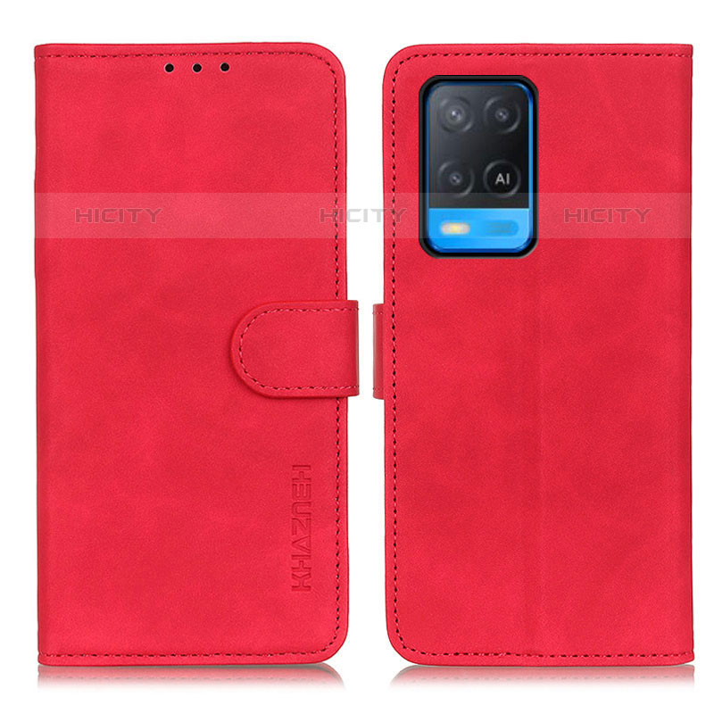 Funda de Cuero Cartera con Soporte Carcasa K09Z para Oppo A54 4G