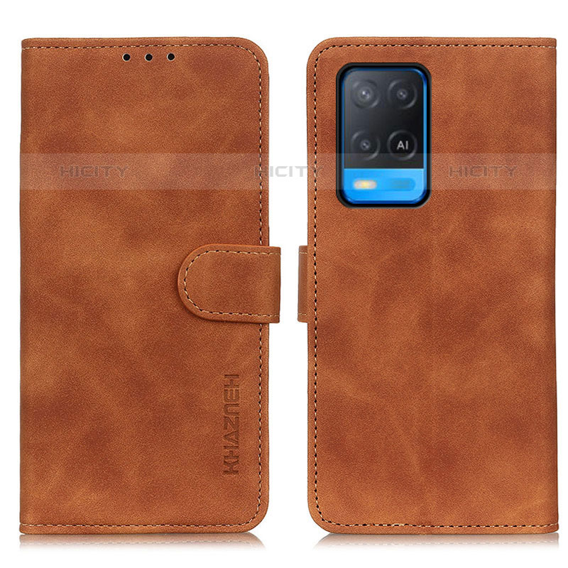 Funda de Cuero Cartera con Soporte Carcasa K09Z para Oppo A54 4G