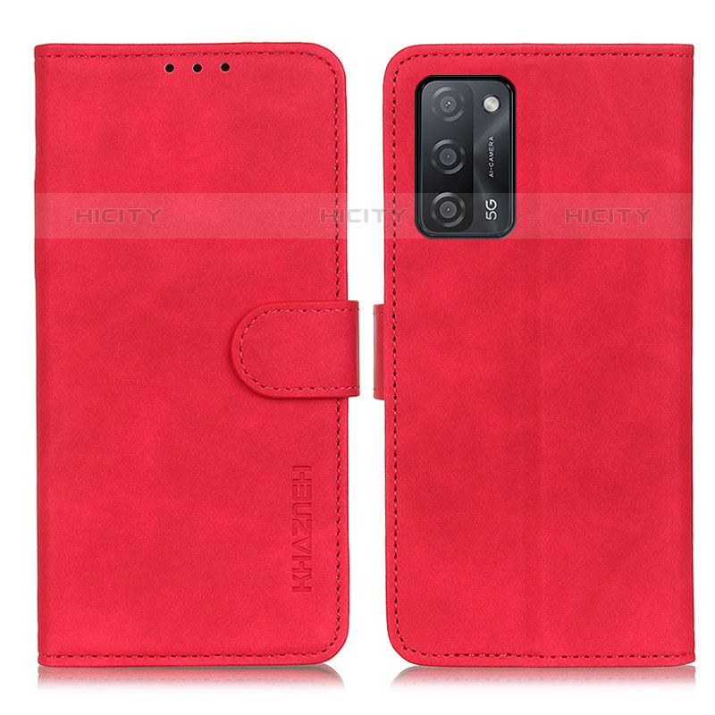 Funda de Cuero Cartera con Soporte Carcasa K09Z para Oppo A55 5G