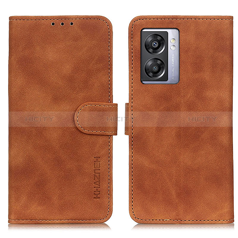 Funda de Cuero Cartera con Soporte Carcasa K09Z para Oppo A77 5G