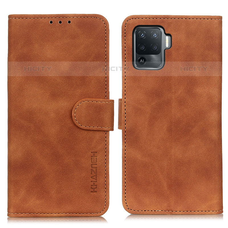 Funda de Cuero Cartera con Soporte Carcasa K09Z para Oppo F19 Pro