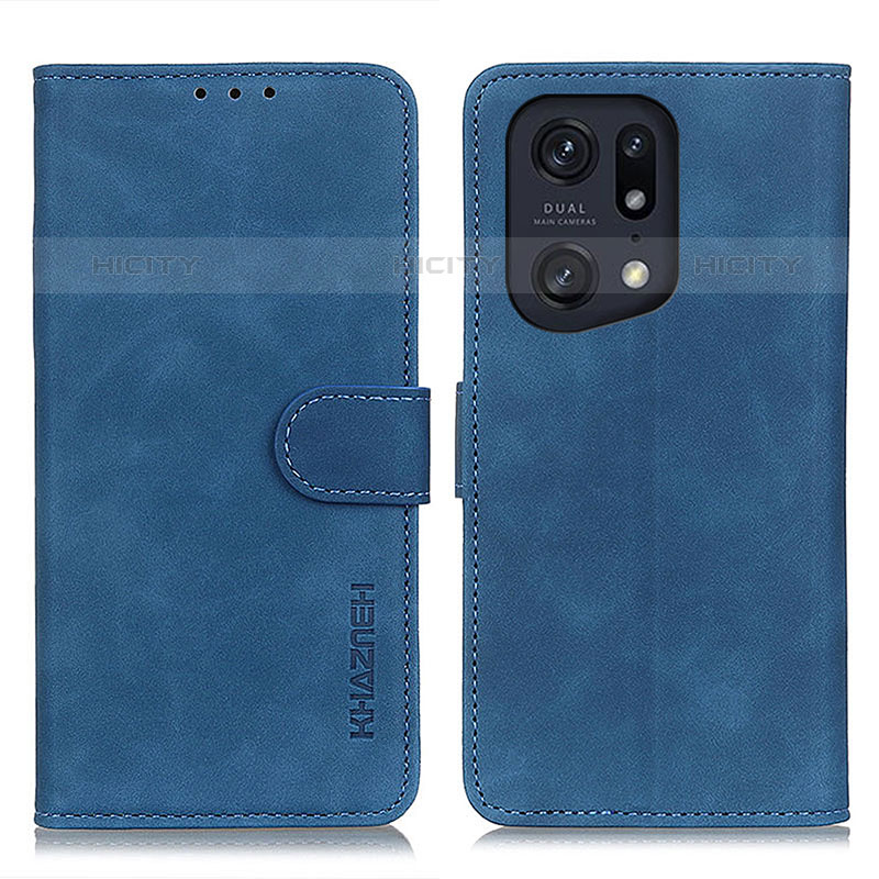 Funda de Cuero Cartera con Soporte Carcasa K09Z para Oppo Find X5 Pro 5G