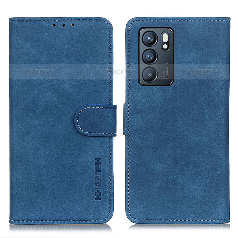 Funda de Cuero Cartera con Soporte Carcasa K09Z para Oppo Reno6 5G