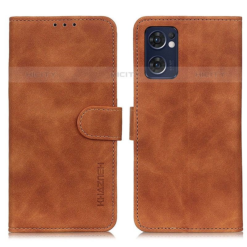 Funda de Cuero Cartera con Soporte Carcasa K09Z para Oppo Reno7 5G