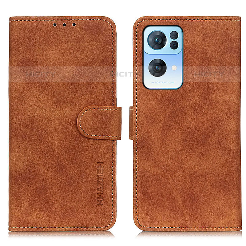 Funda de Cuero Cartera con Soporte Carcasa K09Z para Oppo Reno7 Pro 5G