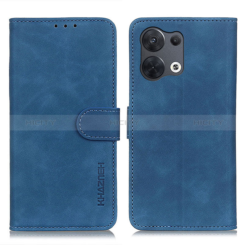 Funda de Cuero Cartera con Soporte Carcasa K09Z para Oppo Reno9 Pro+ Plus 5G Azul