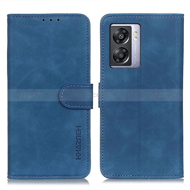 Funda de Cuero Cartera con Soporte Carcasa K09Z para Realme V23i 5G Azul