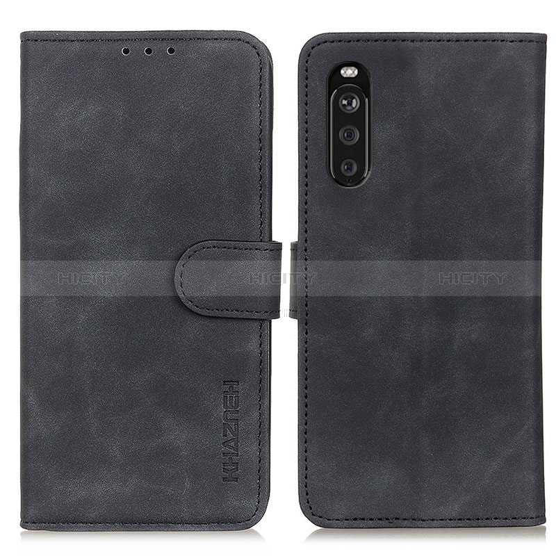 Funda de Cuero Cartera con Soporte Carcasa K09Z para Sony Xperia 10 III