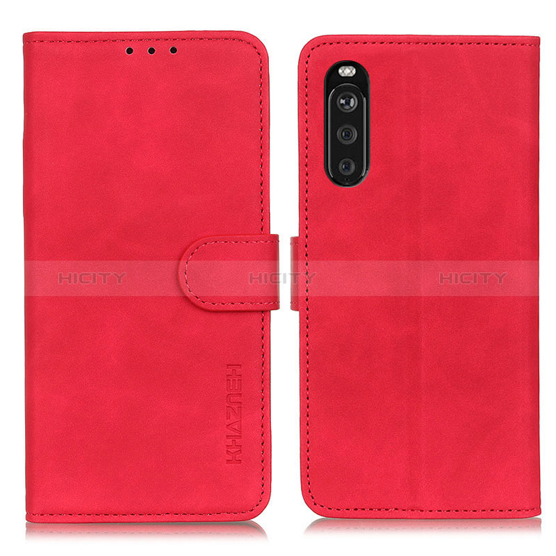 Funda de Cuero Cartera con Soporte Carcasa K09Z para Sony Xperia 10 III