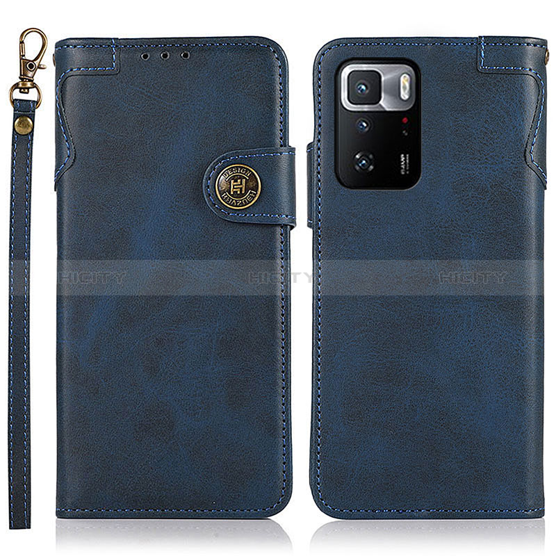 Funda de Cuero Cartera con Soporte Carcasa K09Z para Xiaomi Redmi Note 10 Pro 5G