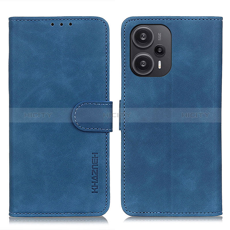 Funda de Cuero Cartera con Soporte Carcasa K09Z para Xiaomi Redmi Note 12 Turbo 5G Azul