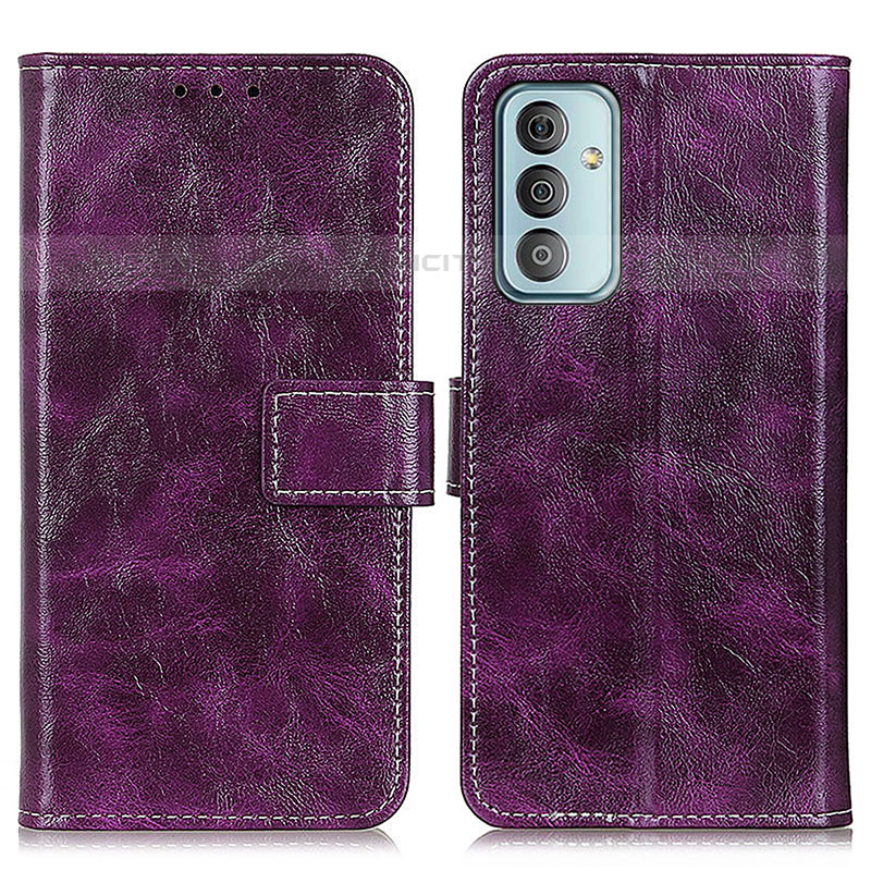 Funda de Cuero Cartera con Soporte Carcasa KZ04 para Samsung Galaxy M23 5G Morado