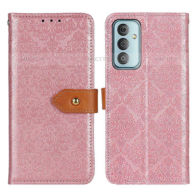 Funda de Cuero Cartera con Soporte Carcasa KZ05 para Samsung Galaxy M23 5G Rosa