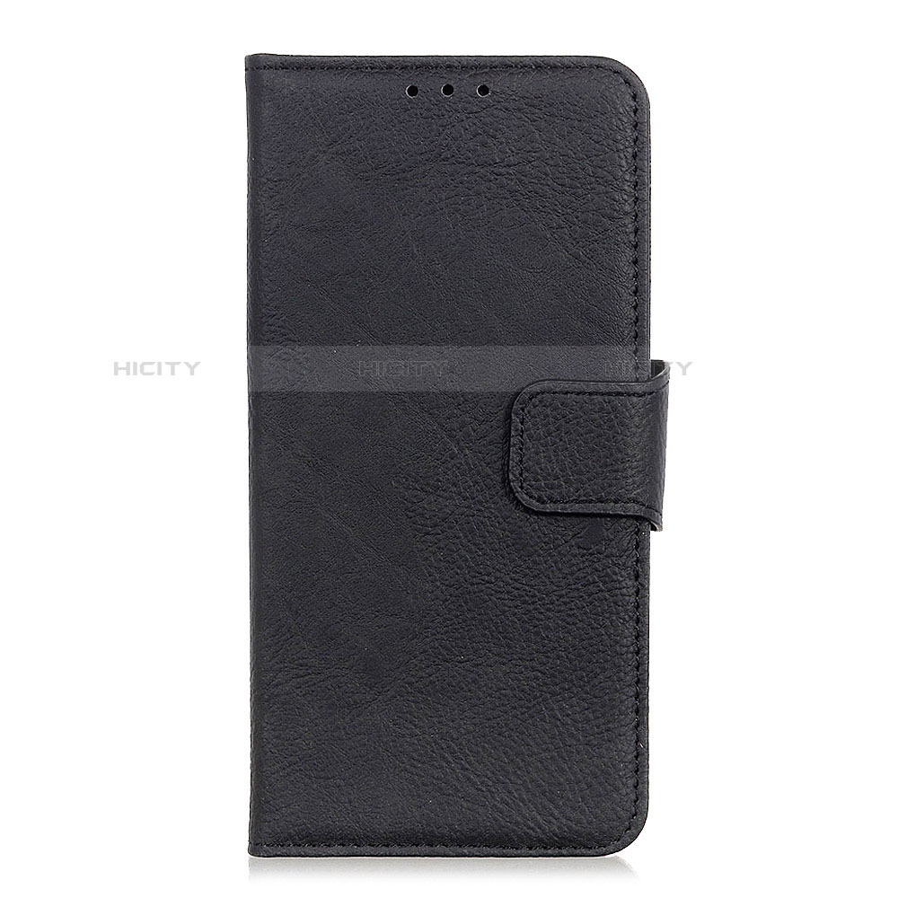 Funda de Cuero Cartera con Soporte Carcasa L01 para Alcatel 1S (2019) Negro