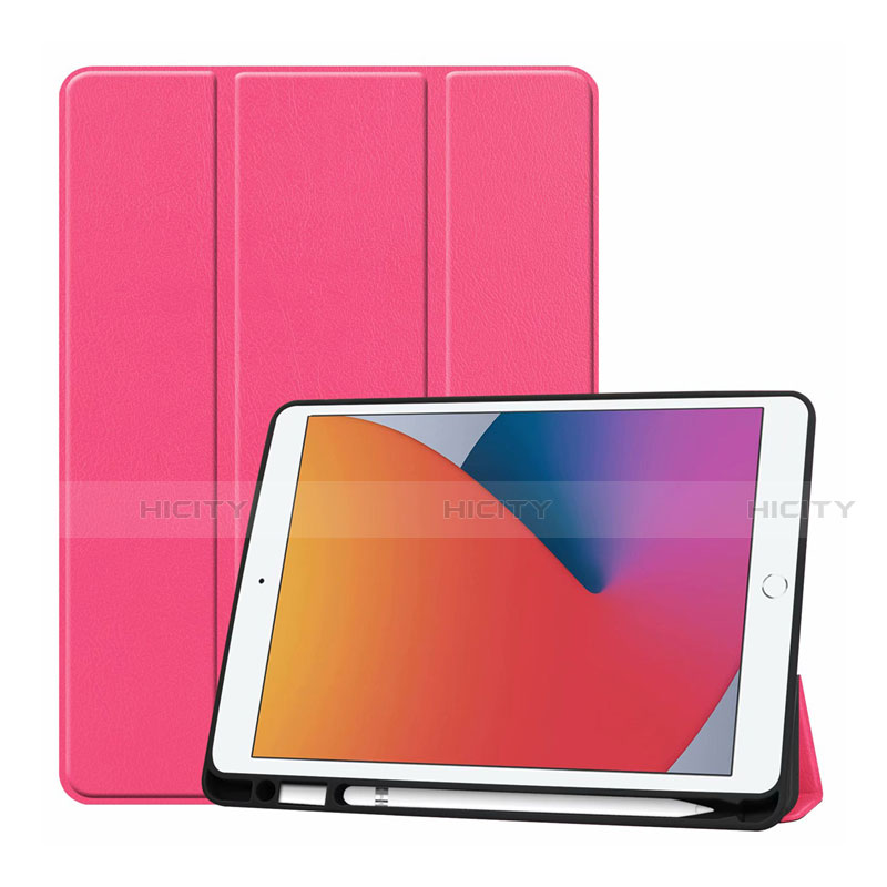 Funda de Cuero Cartera con Soporte Carcasa L01 para Apple iPad 10.2 (2019)