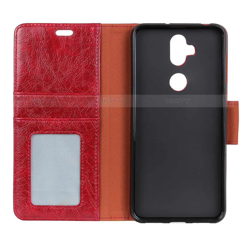 Funda de Cuero Cartera con Soporte Carcasa L01 para Asus Zenfone 5 Lite ZC600KL