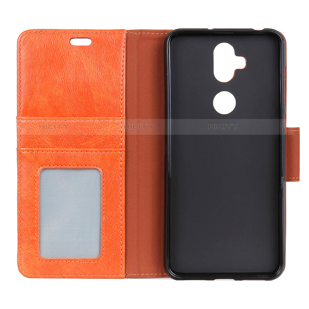 Funda de Cuero Cartera con Soporte Carcasa L01 para Asus Zenfone 5 Lite ZC600KL