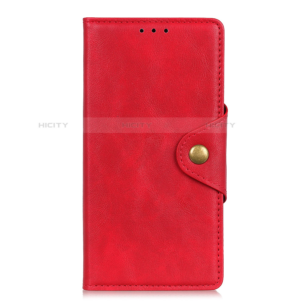 Funda de Cuero Cartera con Soporte Carcasa L01 para BQ Aquaris C Rojo