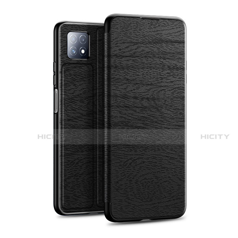 Funda de Cuero Cartera con Soporte Carcasa L01 para Huawei Enjoy 20 5G Negro