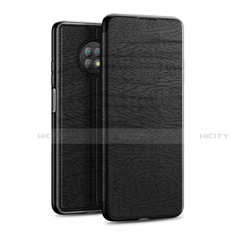 Funda de Cuero Cartera con Soporte Carcasa L01 para Huawei Enjoy 20 Plus 5G Negro