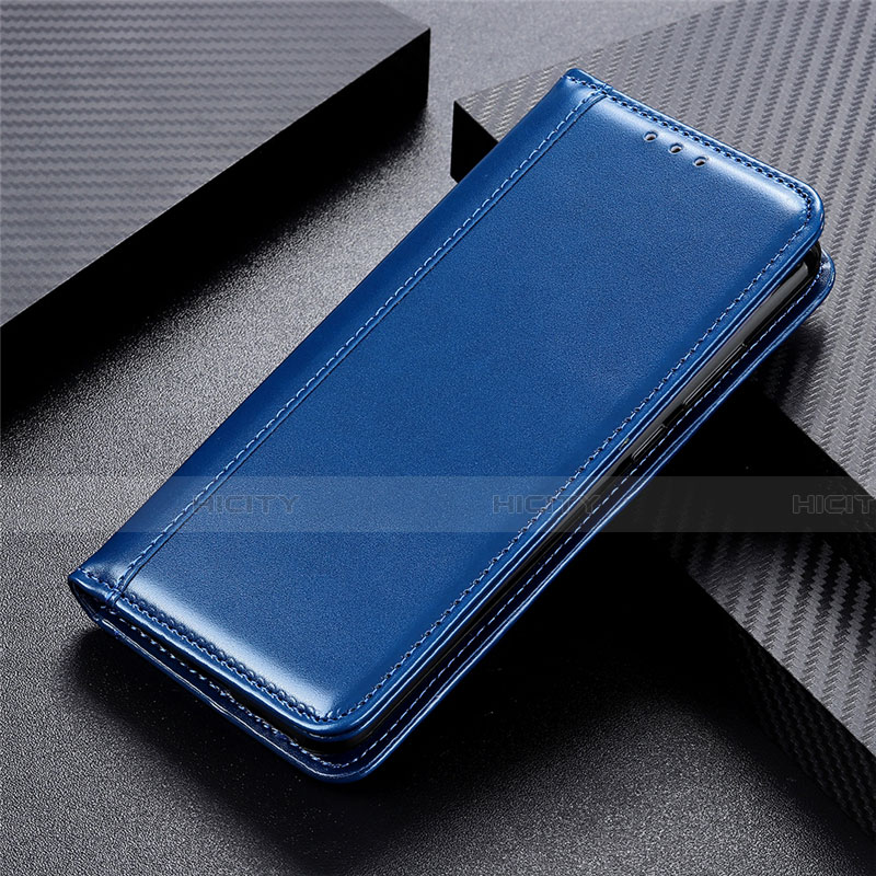 Funda de Cuero Cartera con Soporte Carcasa L01 para Huawei Honor 30S Azul