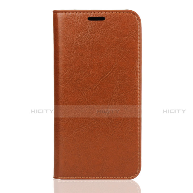 Funda de Cuero Cartera con Soporte Carcasa L01 para Huawei Honor Play 8 Naranja