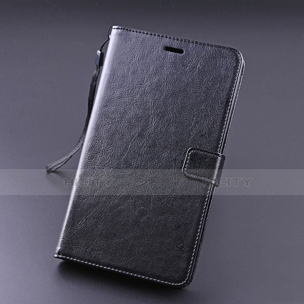 Funda de Cuero Cartera con Soporte Carcasa L01 para Huawei MediaPad X2 Negro