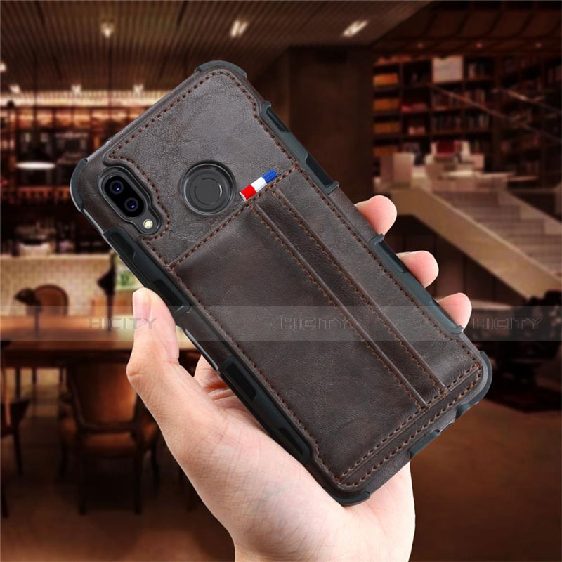 Funda de Cuero Cartera con Soporte Carcasa L01 para Huawei Nova 3e