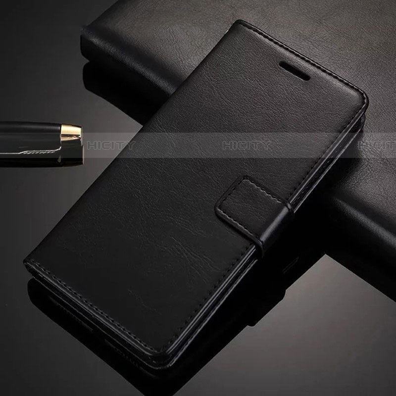 Funda de Cuero Cartera con Soporte Carcasa L01 para Huawei Nova 5i Pro Negro