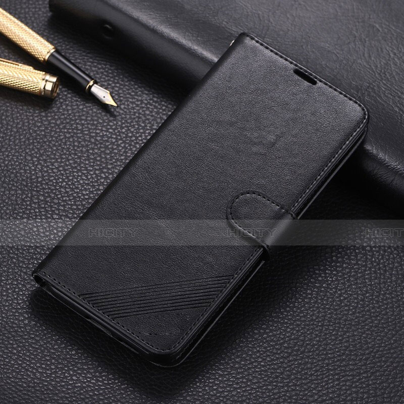 Funda de Cuero Cartera con Soporte Carcasa L01 para Huawei Nova 7i Negro