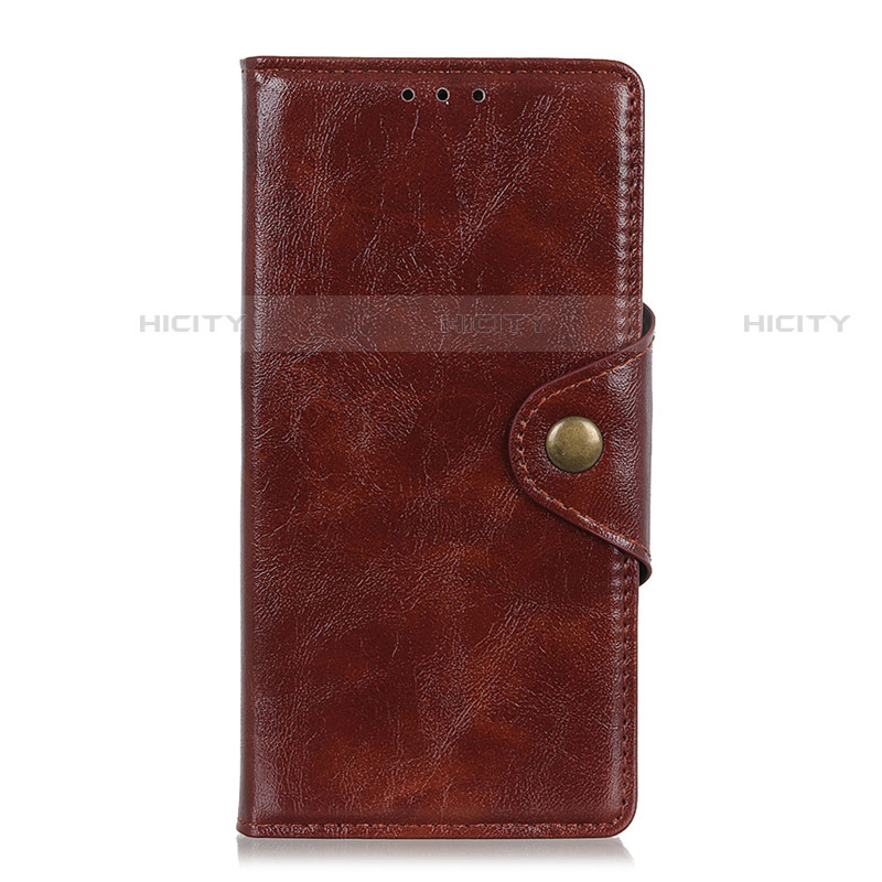 Funda de Cuero Cartera con Soporte Carcasa L01 para Huawei P smart S Marron